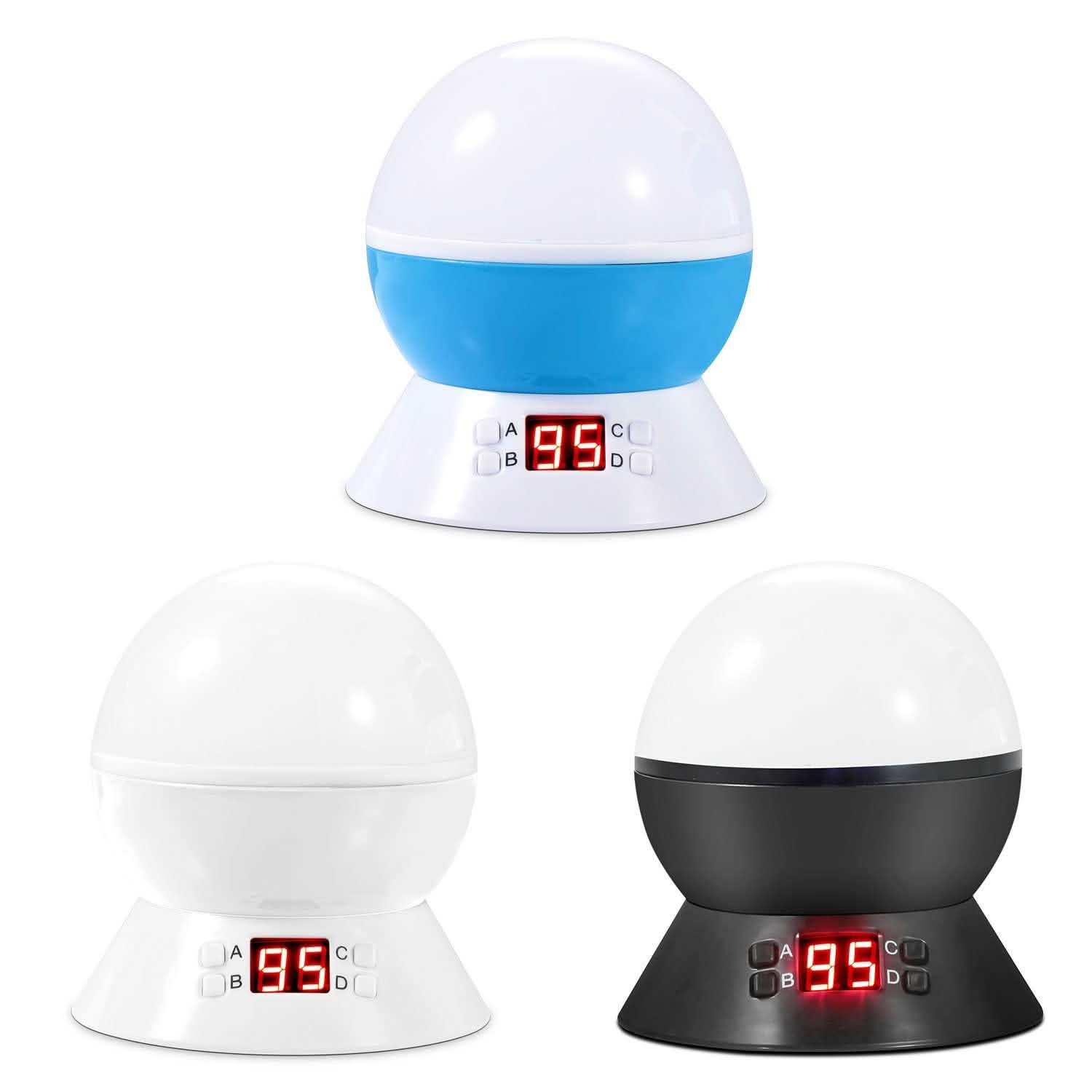 Star Moon LED Projector Lamp Kids Night Light