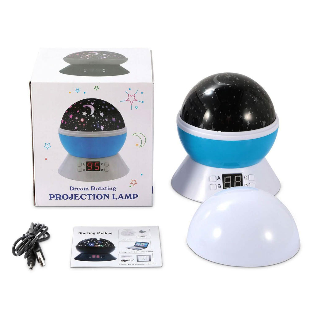 Star Moon LED Projector Lamp Kids Night Light