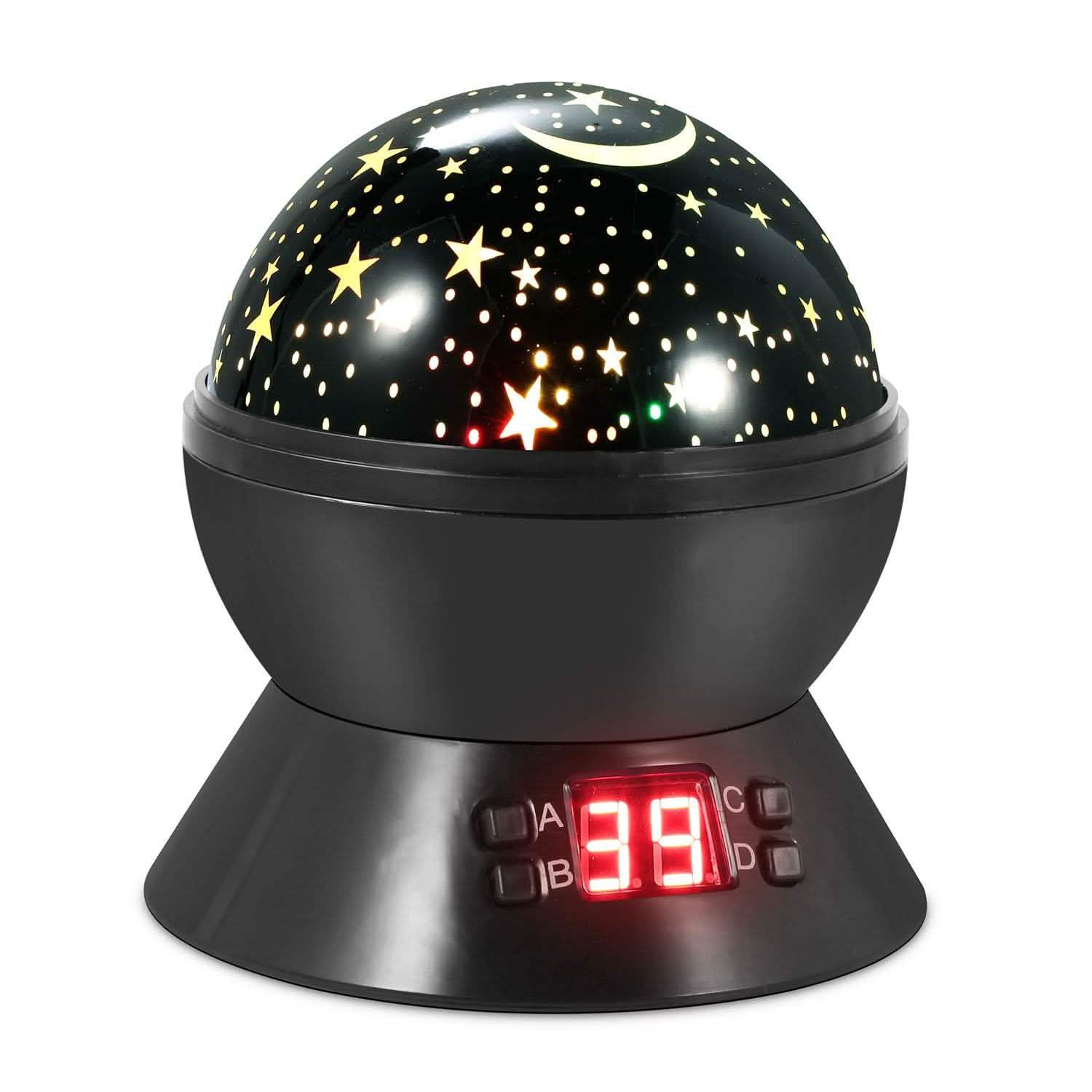 Star Moon LED Projector Lamp Kids Night Light