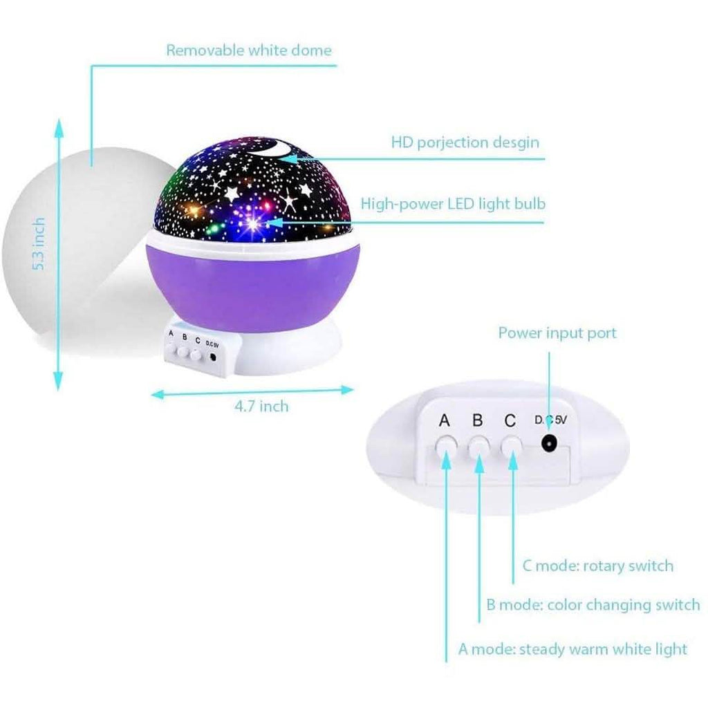 Star Nightlight Projector for Kids