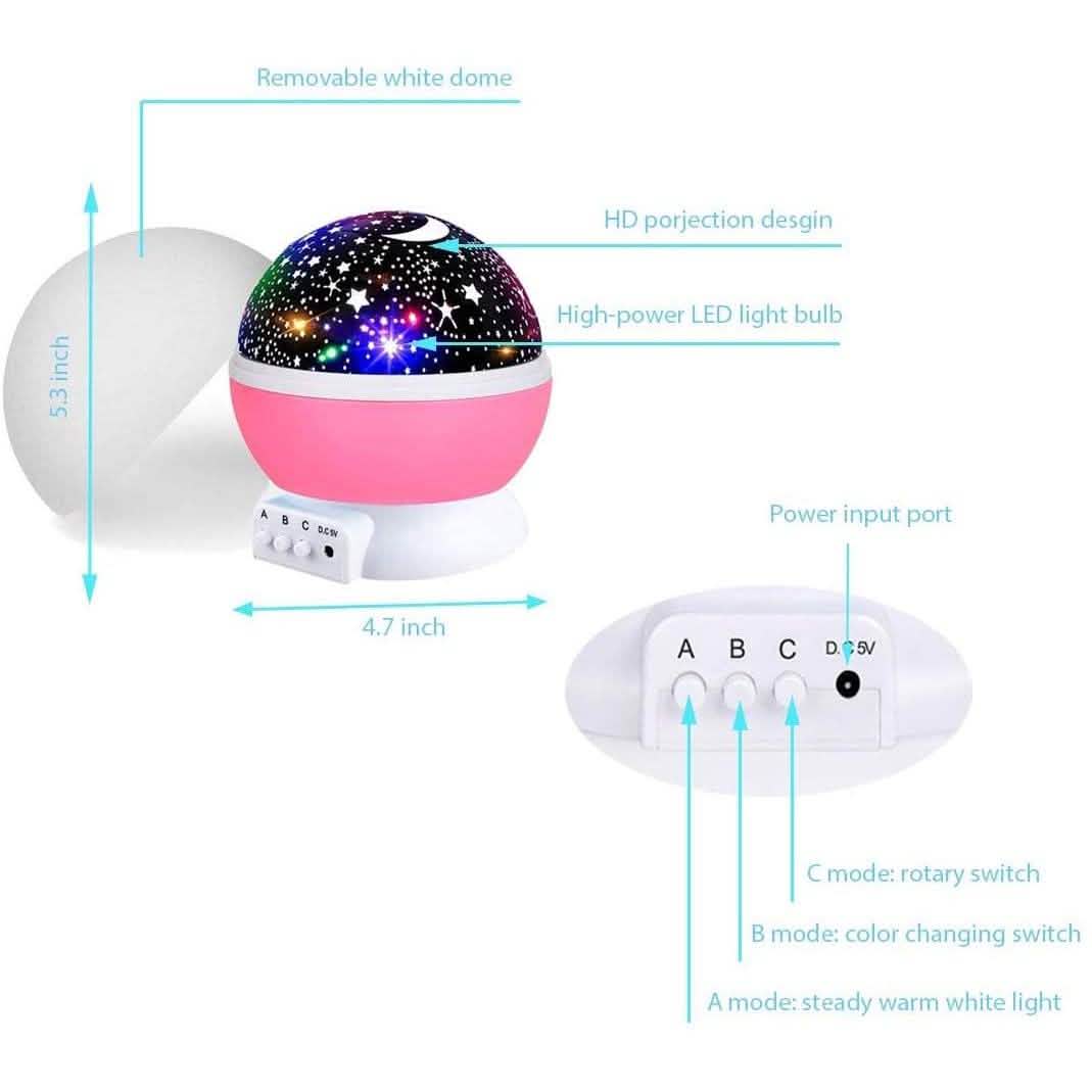 Star Nightlight Projector for Kids