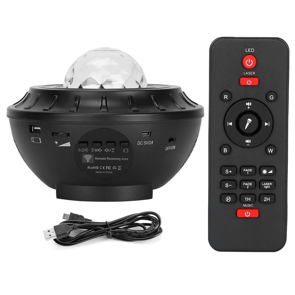 Star Projector Lamp RGBW Wireless Music Speaker Night Light