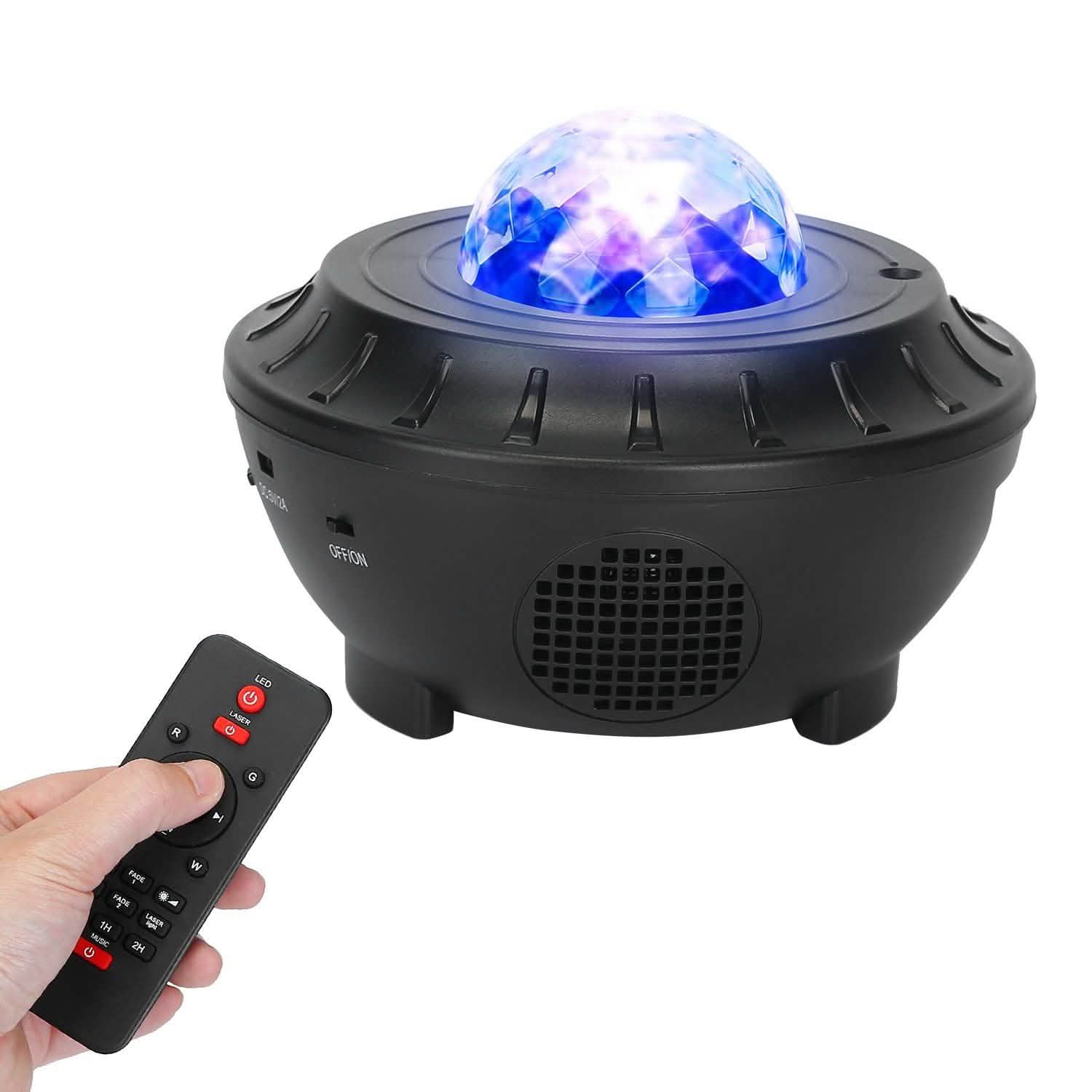 Star Projector Lamp RGBW Wireless Music Speaker Night Light