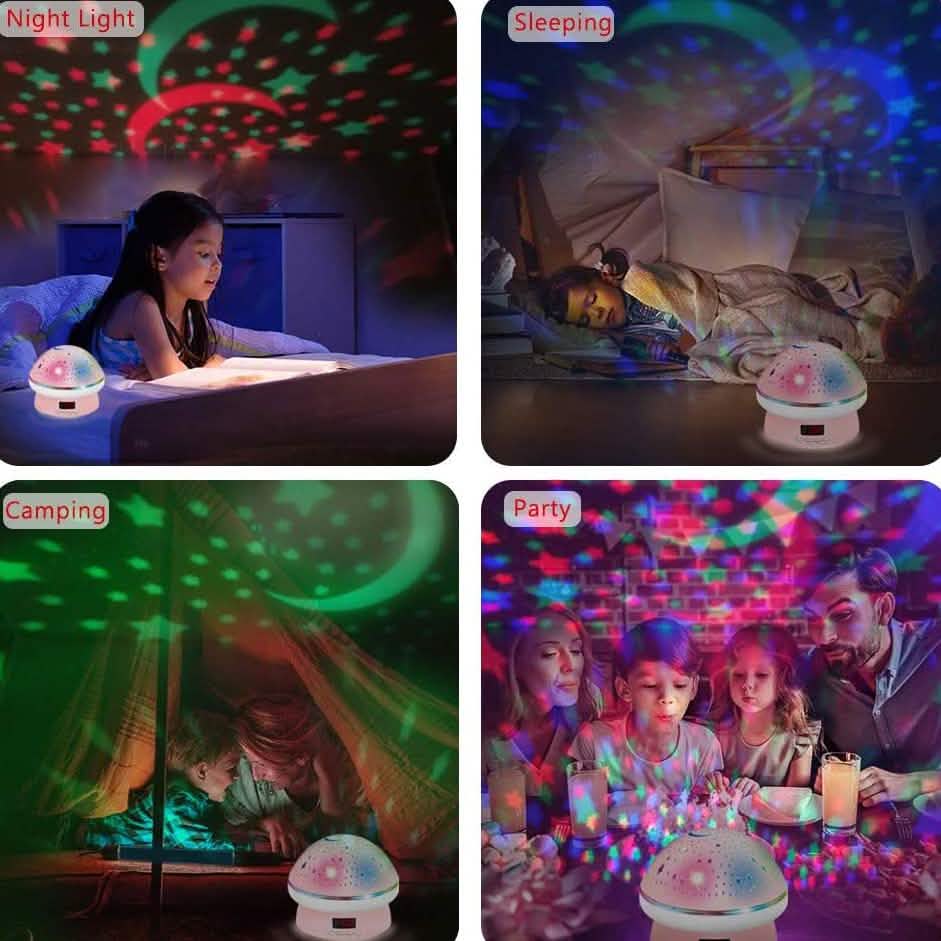 Star Projector Night Light for Kids