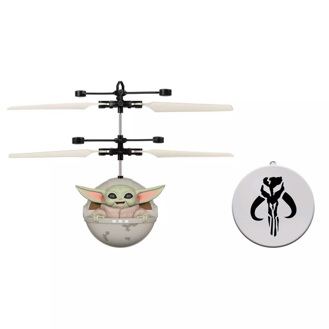 Star Wars The Mandalorian The Child In Pram Motion Sensing UFO Ball Helicopter