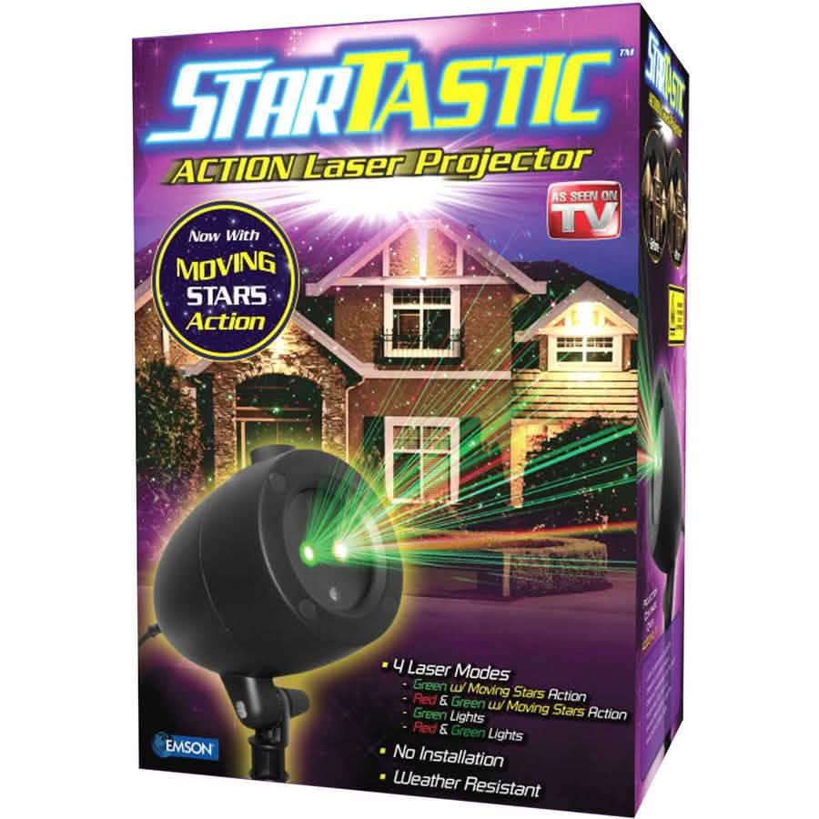 Startastic Holiday Laser Light Show, Static and Motion Features