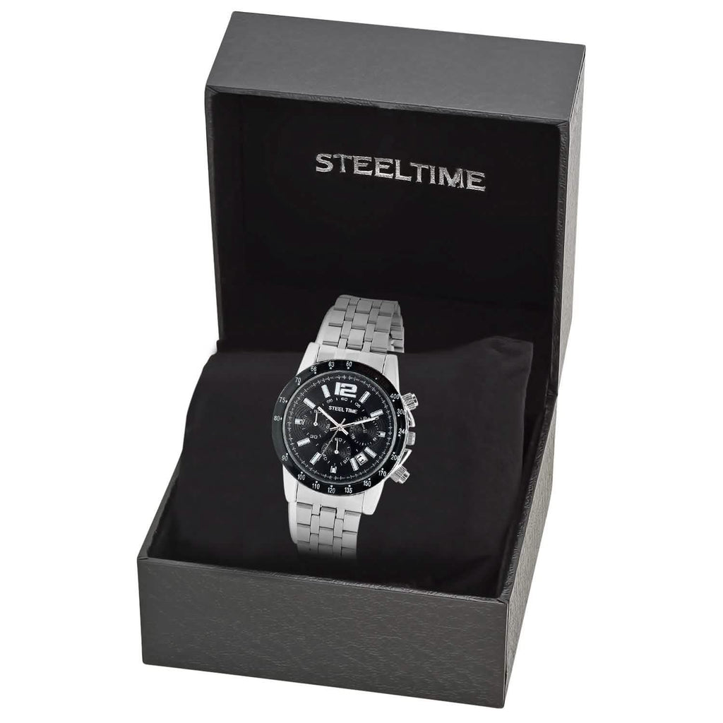SteelTime Men's Stainless Steel Watches