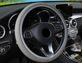 Steering Wheel Cover Braid On The Steering Wheel Cover Auto Car Steering Wheel Cover Wear-resistant Anti-slip Car Accessories Microfiber Breathable Wheel Cover Car Accessories Warm Steering Wheel Cover Winter Cool Summer Cover Interior