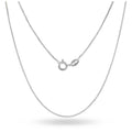 Sterling Silver .8MM Unisex Box Chain Necklace