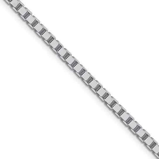 Sterling Silver .8MM Unisex Box Chain Necklace