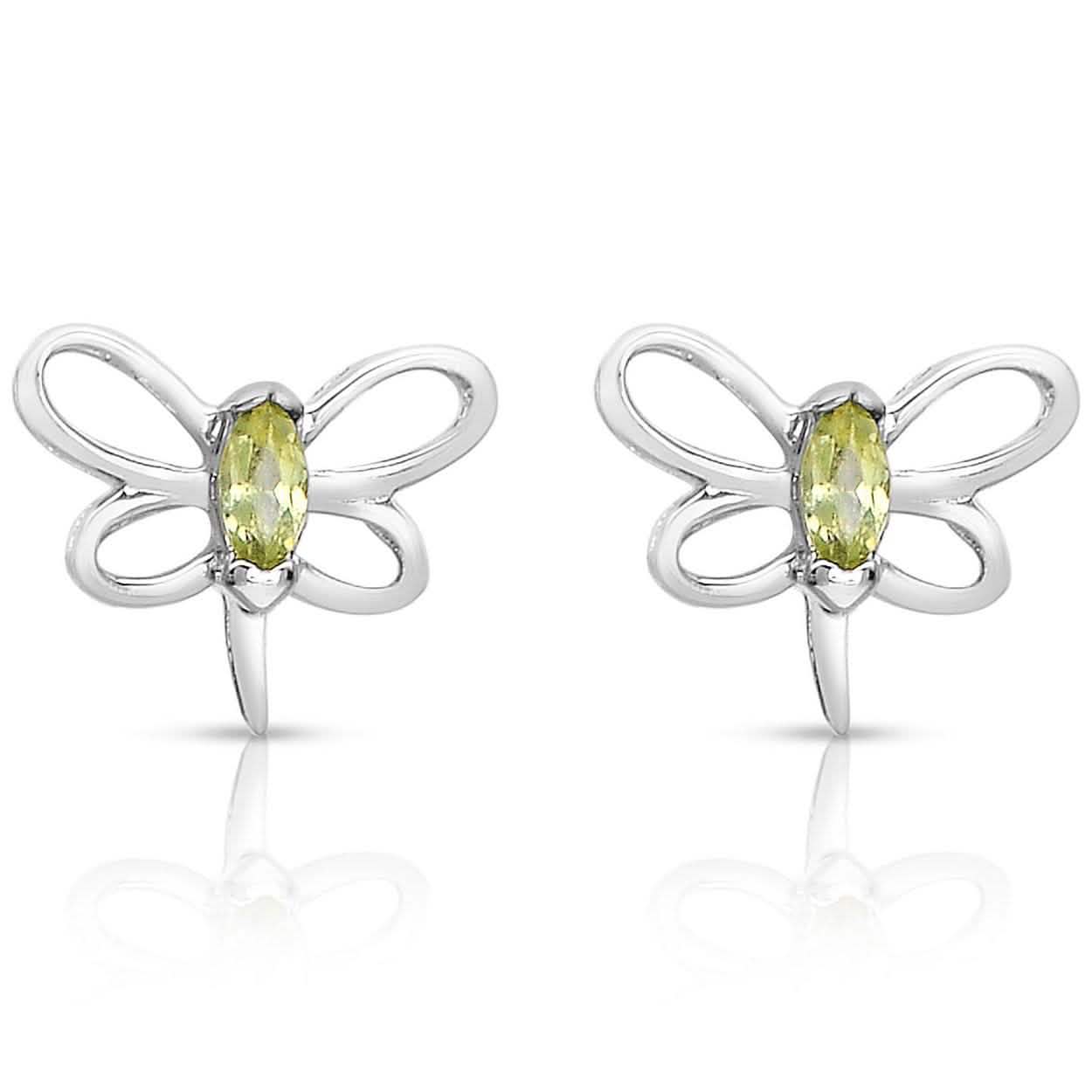 Sterling Silver Butterfly Earrings