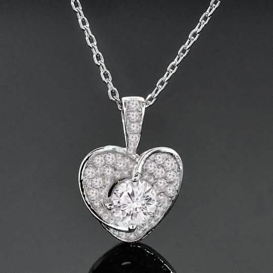 Sterling Silver Love Heart Necklaces