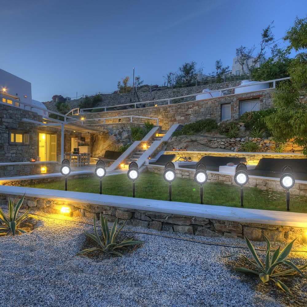 Stibadium Solar Landscape Spotlight LED Lighting