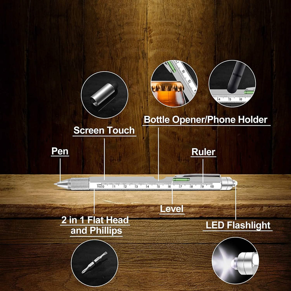 Stocking Stuffers for Men 9-in-1 Multitool Pen