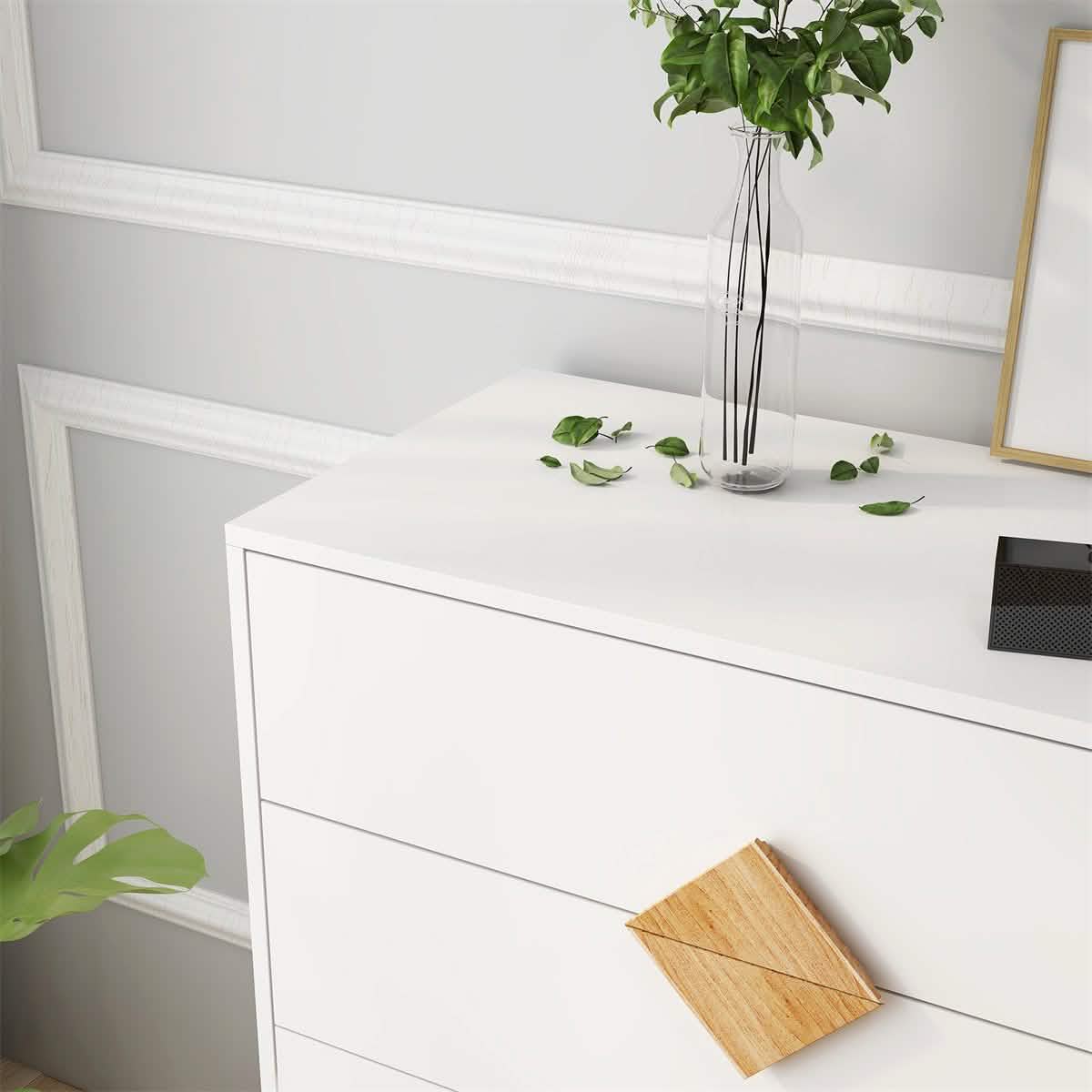 Storage Sideboard Cabinet White