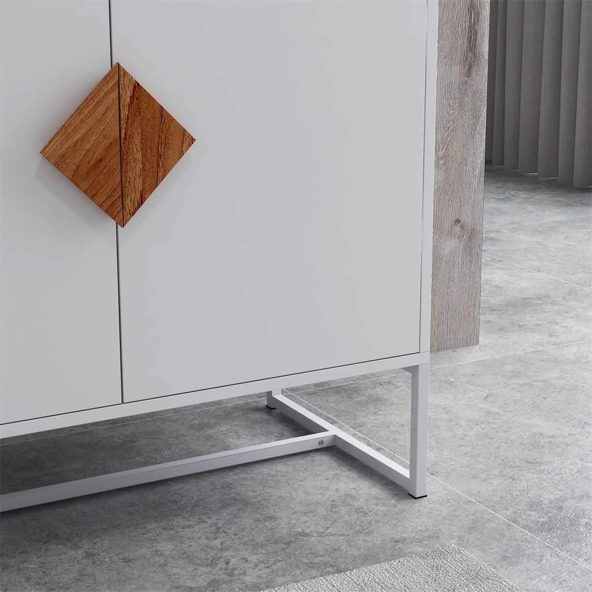 Storage Sideboard Cabinet White
