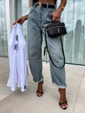 Street Trendy Casual Loose Women's Jeans