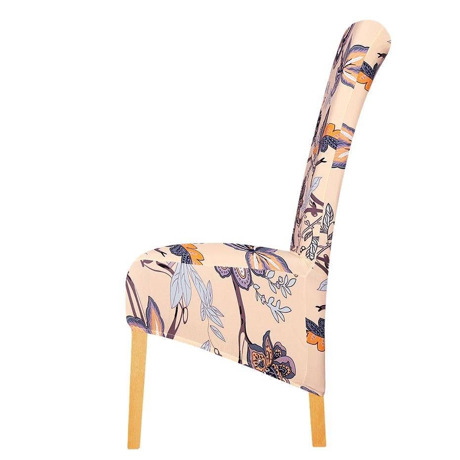 Stretch XL Size Chair Cover Big Elastic Seat Chair Covers Painting Slipcovers Restaurant Banquet Dining Home Party Decoration Chairs Protector Covers Seat Slipcover With Elastic Band For Dining Room Wedding Ceremony Banquet