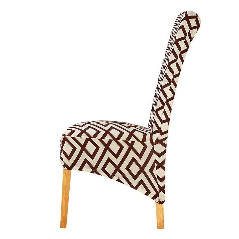 Stretch XL Size Chair Cover Big Elastic Seat Chair Covers Painting Slipcovers Restaurant Banquet Dining Home Party Decoration Chairs Protector Covers Seat Slipcover With Elastic Band For Dining Room Wedding Ceremony Banquet