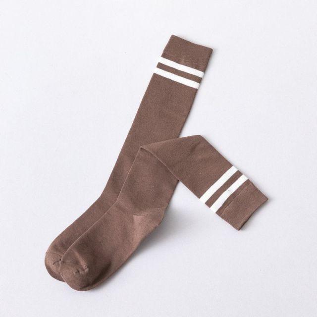 Striped Long Warm Thigh High Stockings Women's Casual Tube Thigh High Socks for School Over Knee High Socks for girls