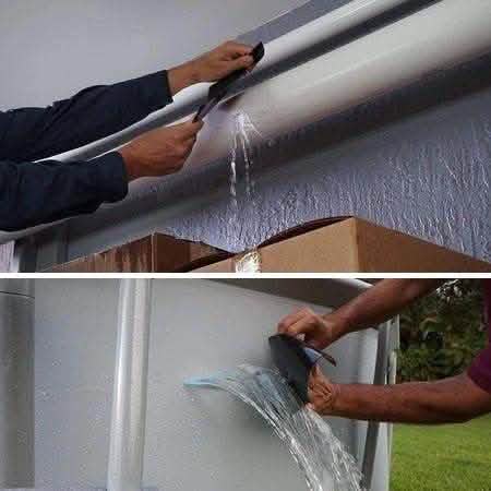 Strong Tape Great for Sealing Roof Leaks, Gutters, Down Spouts and More