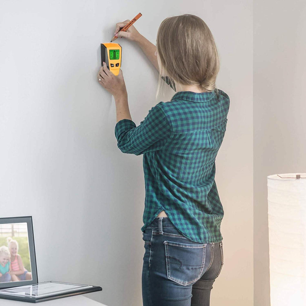 Stud Center Finder Wall Scanner AC Live Wire Detector with LCD Display