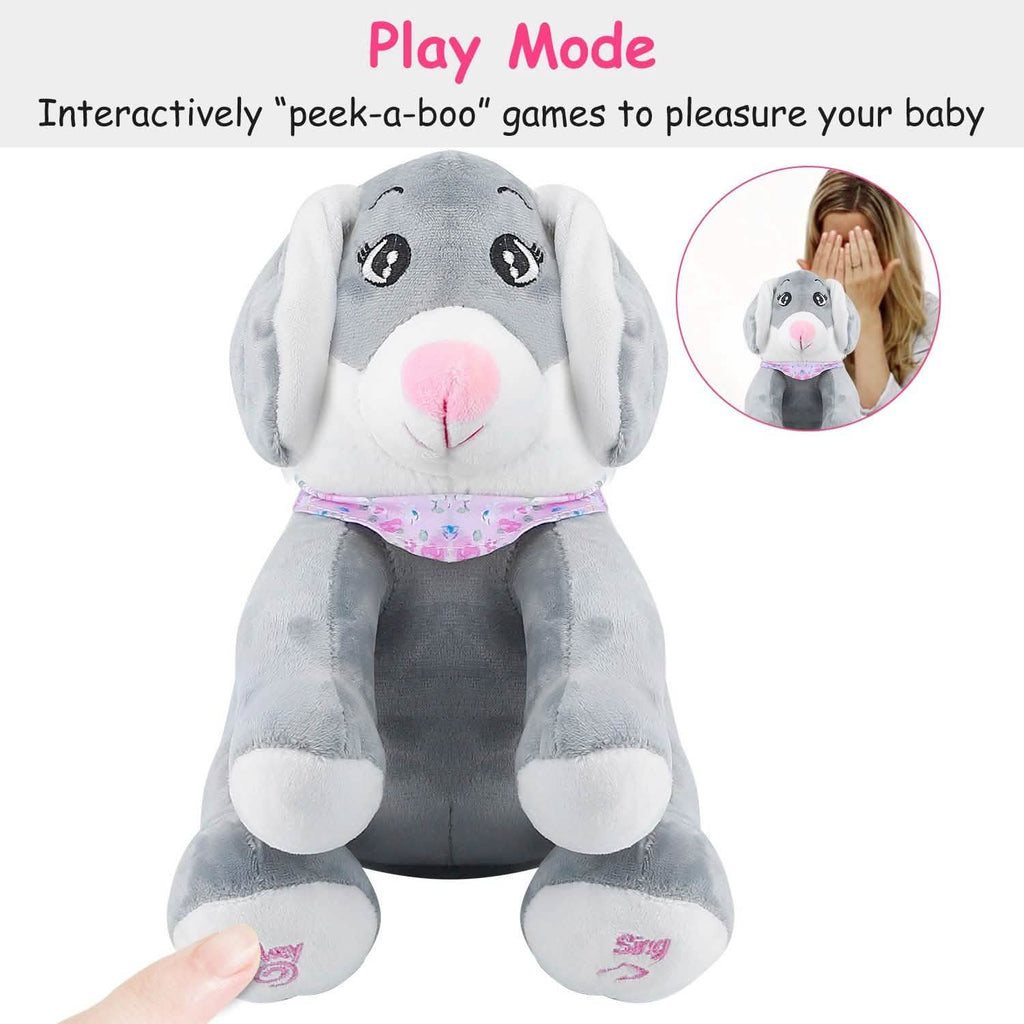 Stuffed Plush Rabbit Doll Toy Animated Talking and Singing