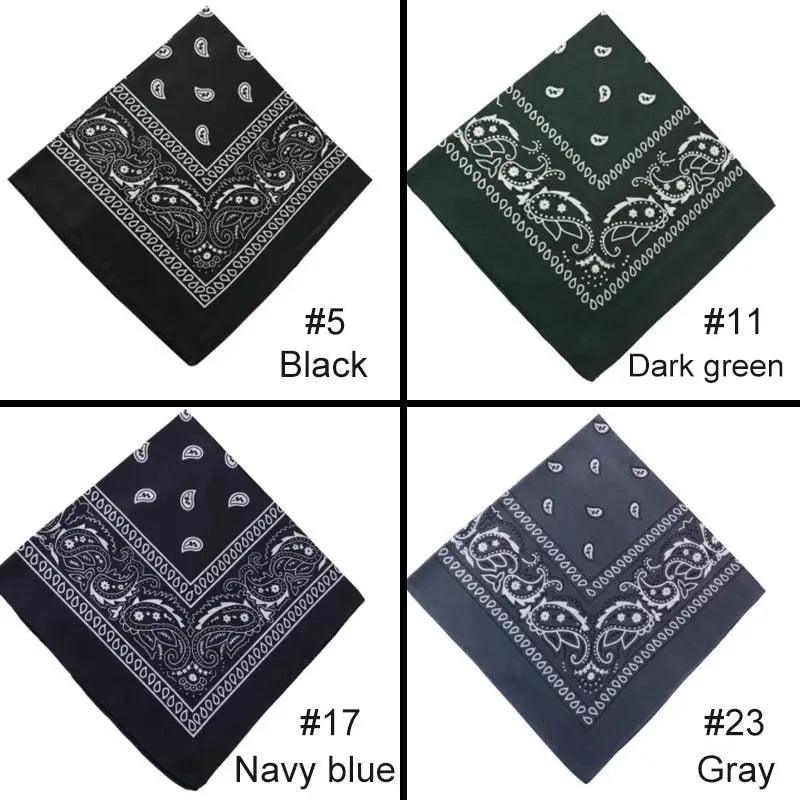 Stunning Print Bandana Hair Bands For Girls ,Women And Kids Unisex Square Scarf Turban Headband Hair Accessories