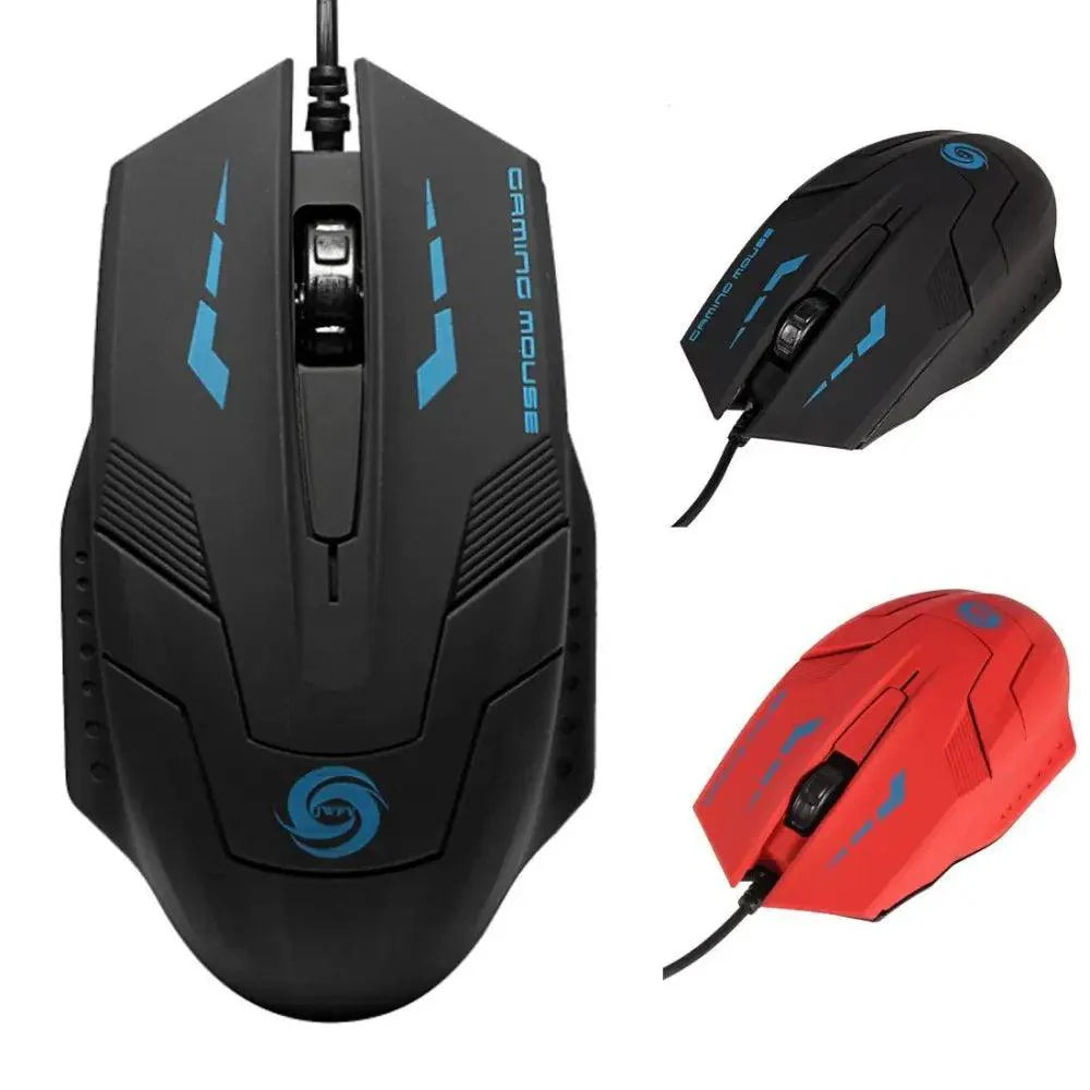 Stylish  3 Buttons Colorful Optical USB Wired Mouse  Wired Gaming Mouse with 2400DPI High Precision Mouse Buttons
