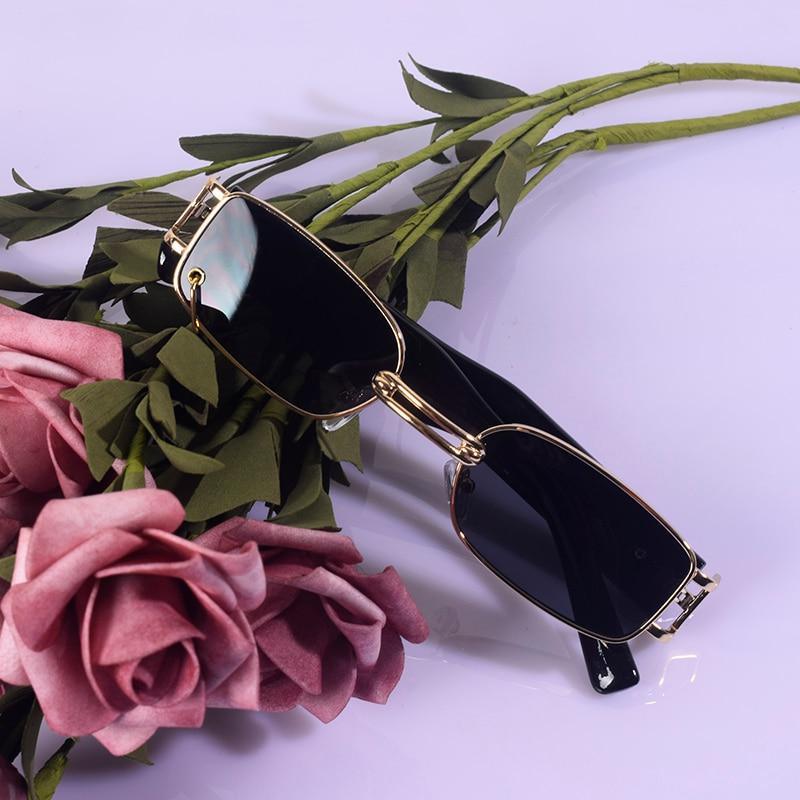 Stylish Fashionable Women Sunglasses Trending & Luxury  Square Popular Design Men Glasses New Vintage Metal Black Comfortable Lenses Outdoor Travel Driving Sunglasses