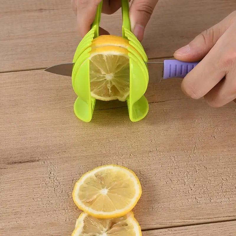 Stylish Handheld Kitchenware Tomato Slicer Bread Clip Fruit and Vegetable Cutter Potato Creative Gadget Kitchen Accessories