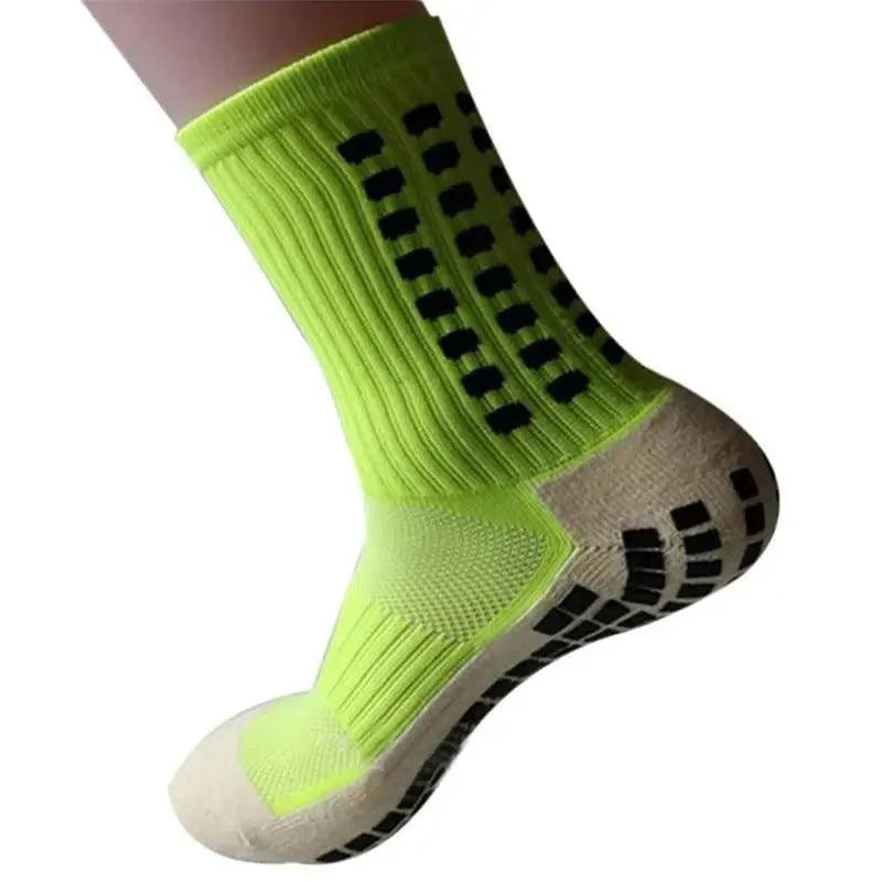 Stylish New Sports Anti Slip Soccer Socks Cotton Football Grip Socks For Men Breathable Sports Running Cycling Socks For Men