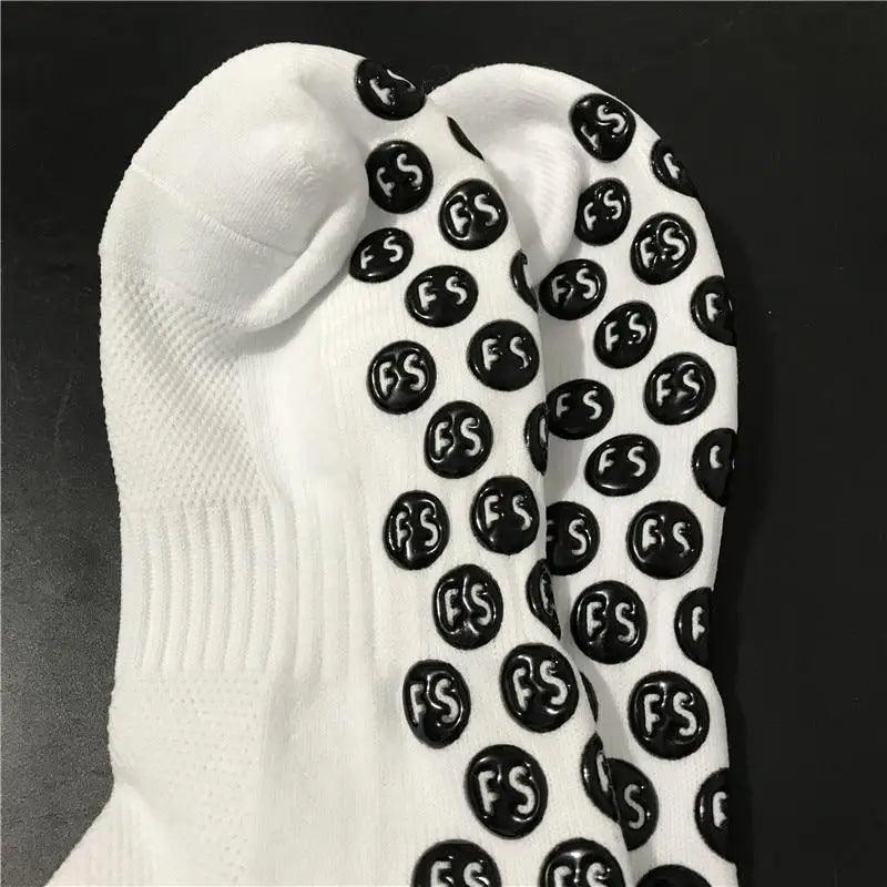 Stylish New Sports Anti Slip Soccer Socks Cotton Football Grip Socks For Men Breathable Sports Running Cycling Socks For Men