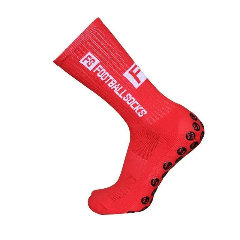 Stylish New Sports Anti Slip Soccer Socks Cotton Football Grip Socks For Men Breathable Sports Running Cycling Socks For Men
