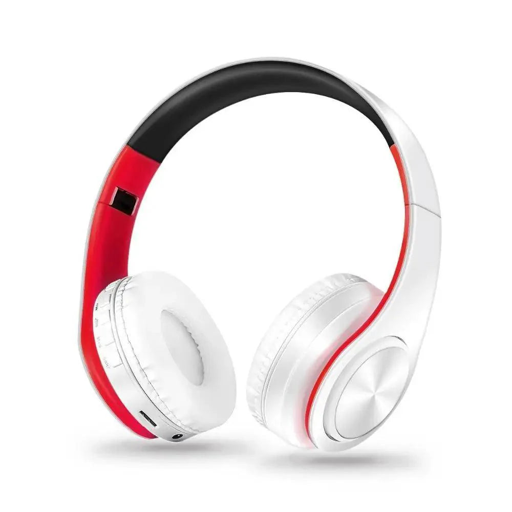 Stylish Wireless Bluetooth Headphone Stereo Headset Music Headset Foldable Wireless and Wired Stereo Headset Micro SD/TF FM For Cell Phone PC
