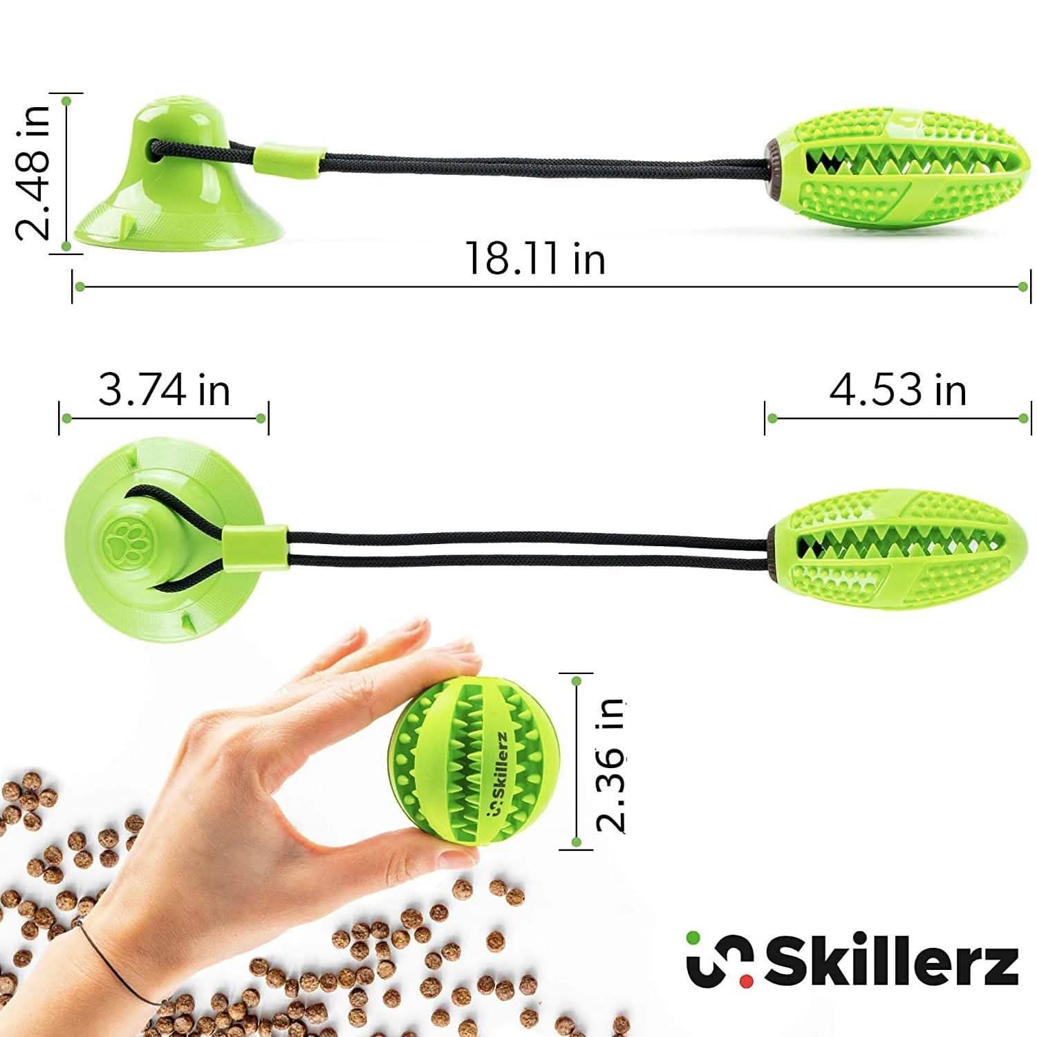 Suction Cup and Play IQ Toy Treat Ball