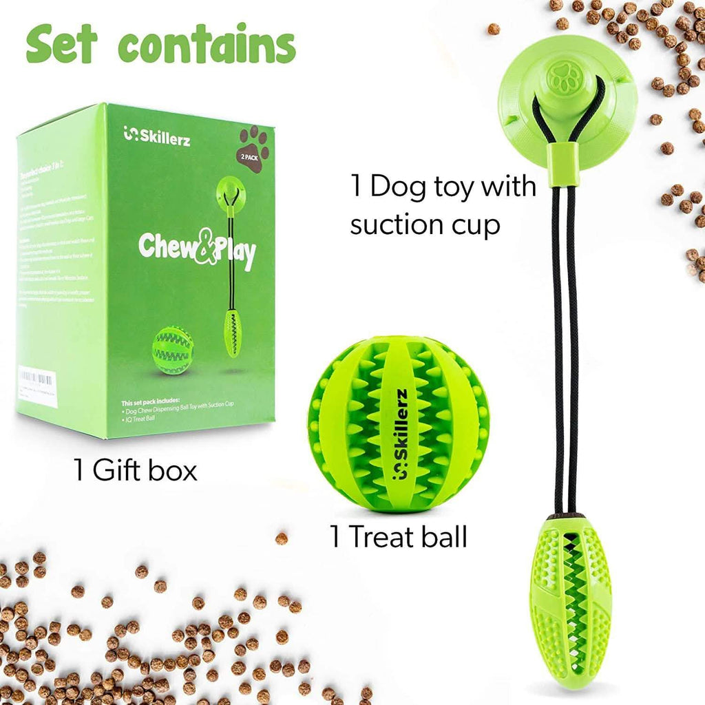 Suction Cup and Play IQ Toy Treat Ball