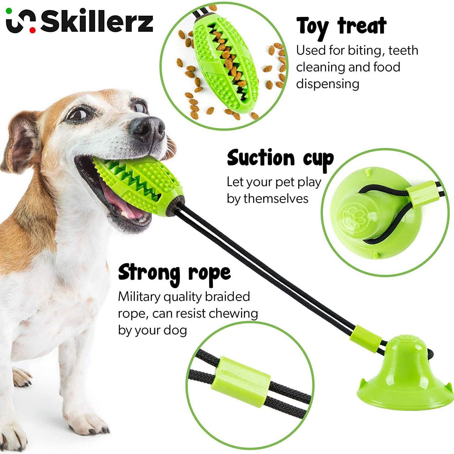 Suction Cup and Play IQ Toy Treat Ball