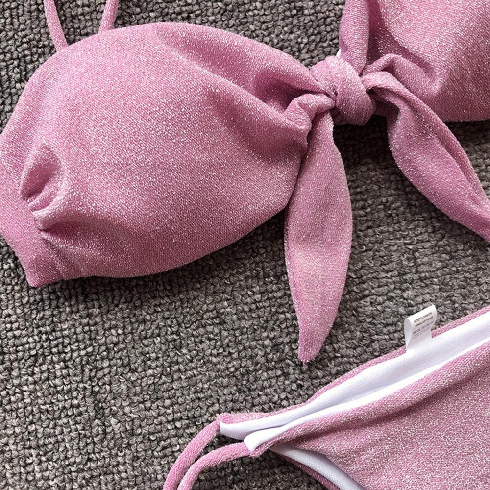 Summer Cute Vintage Women's Swimsuit Bikini Split Swimwear Women's Swimwear Women's 2-piece Beachwear Loose Bikini Fashion  Retro Bikini  Fashion Beachwear Summer Spa Beach Surf Sport