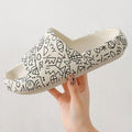 Summer Fashion Indoor Bathroom Slippers Thick Heel Indoor Slides Woman House Couples Shoes Slide Slippers For Women Anti Slip Quick Drying Sandals For Indoor And Outdoor
