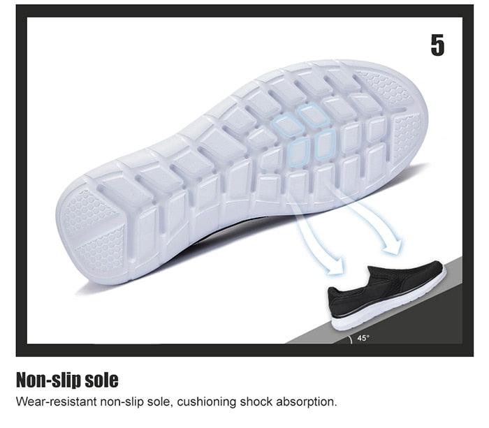 Summer Lightweight Men's Fashion Quality Breathable Outdoor Footwear Casual Ultra Lightweight Breathable Espadrilles  Walking Shoes Non Slip Athletic Fashion Shoes