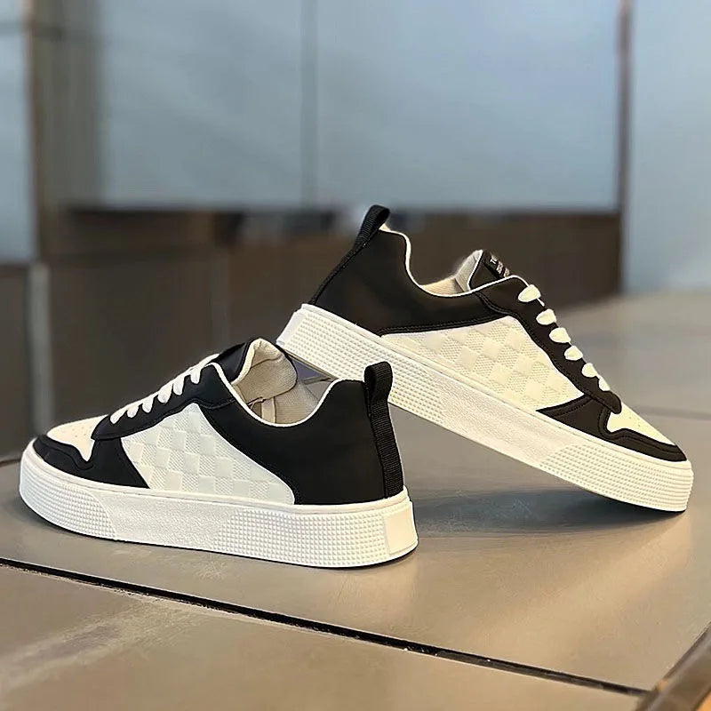 Summer men's new breathable white shoes men's trendy and versatile thick soled sports shoes casual shoes board shoes trendy shoes