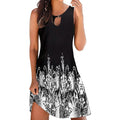Summer Spring Floral Tunic Dress
