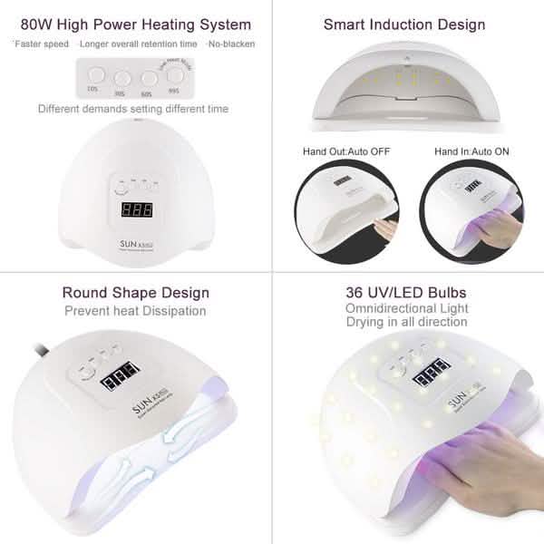 SUN X5 Plus LED Lamp 80W Nail Dryer