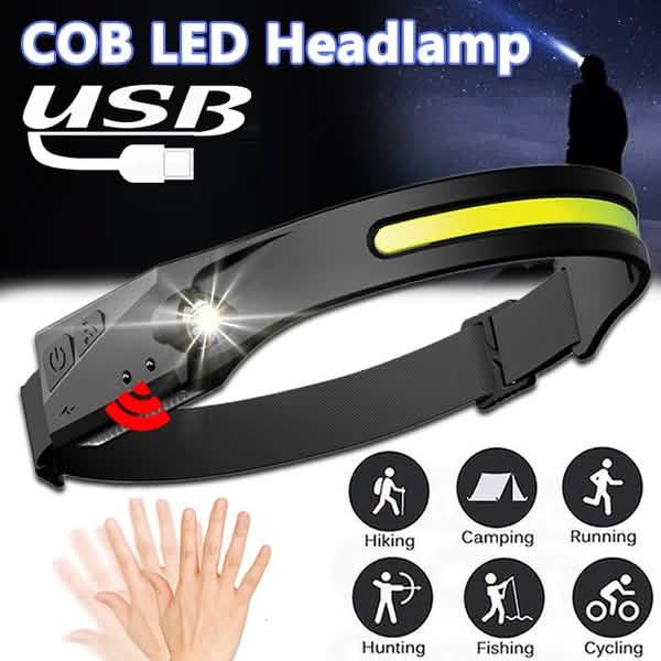 Super Bright LED Headlamp Flashlight Rechargeable