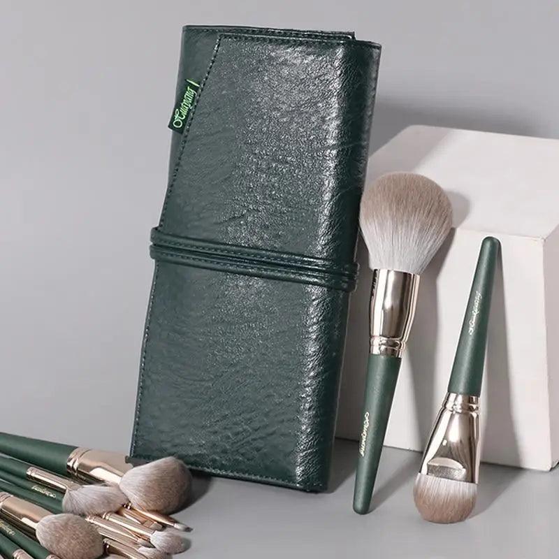 Super Quality 14Pcs Makeup Brushes Set Cosmetic Foundation Powder Blush Eye Shadow Lip Blend Wooden Make Up Brush Tool Kit