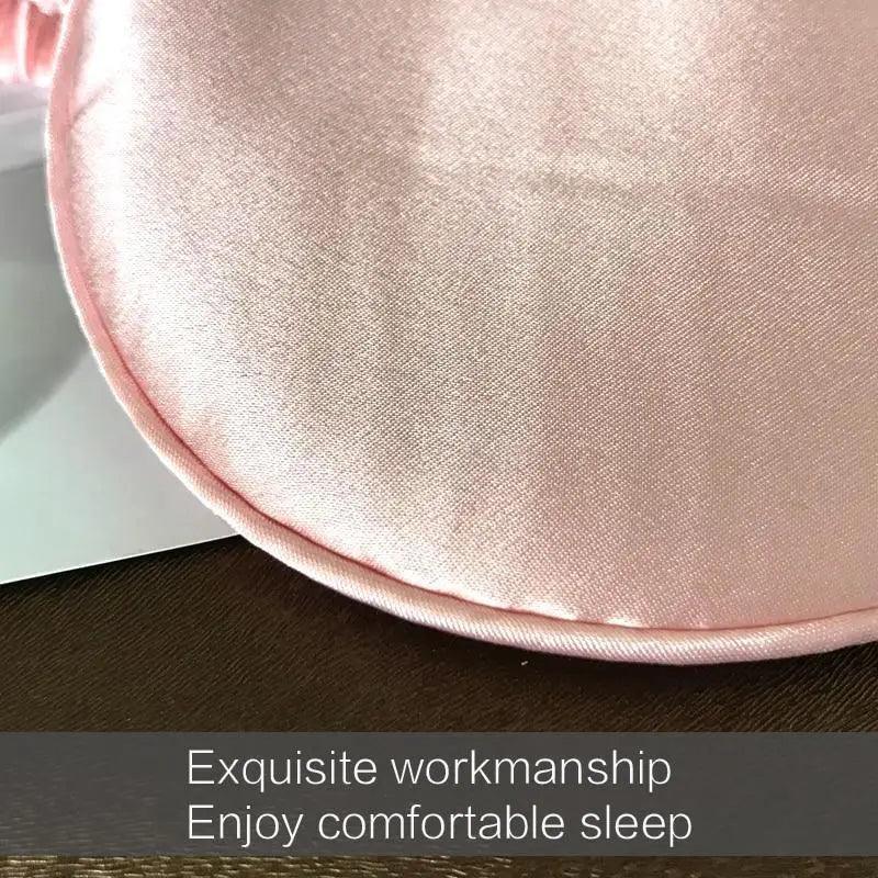 Super Smooth  Mulberry Silk Sleep Eye Mask & Blindfold With Elastic Strap Travel Eye Patch Soft Nap Eye Patch  Eye Cover Eyeshade for Night Sleeping Mask For Women