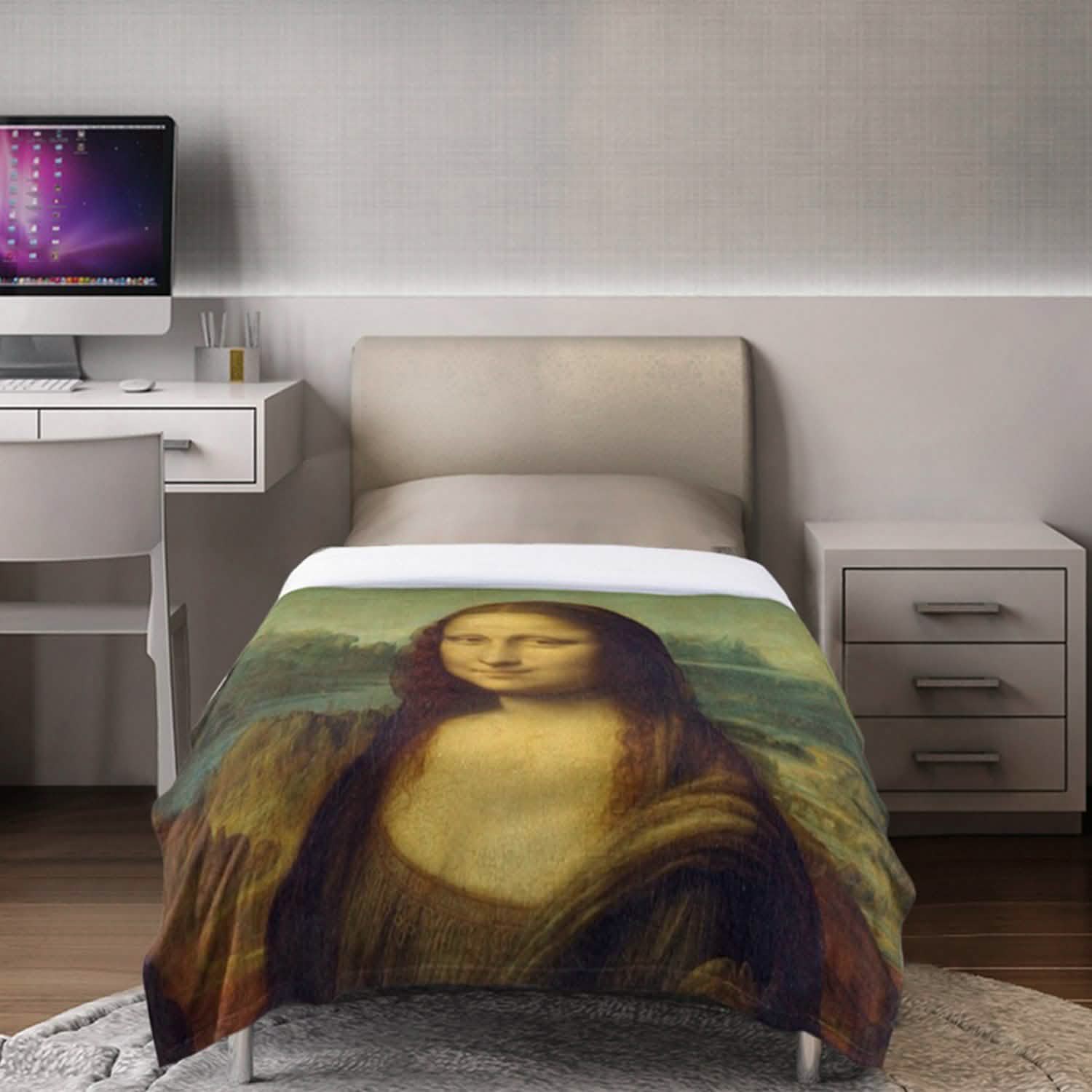Super Soft Cozy Luxurious Famous Art Paintings Throw Blankets
