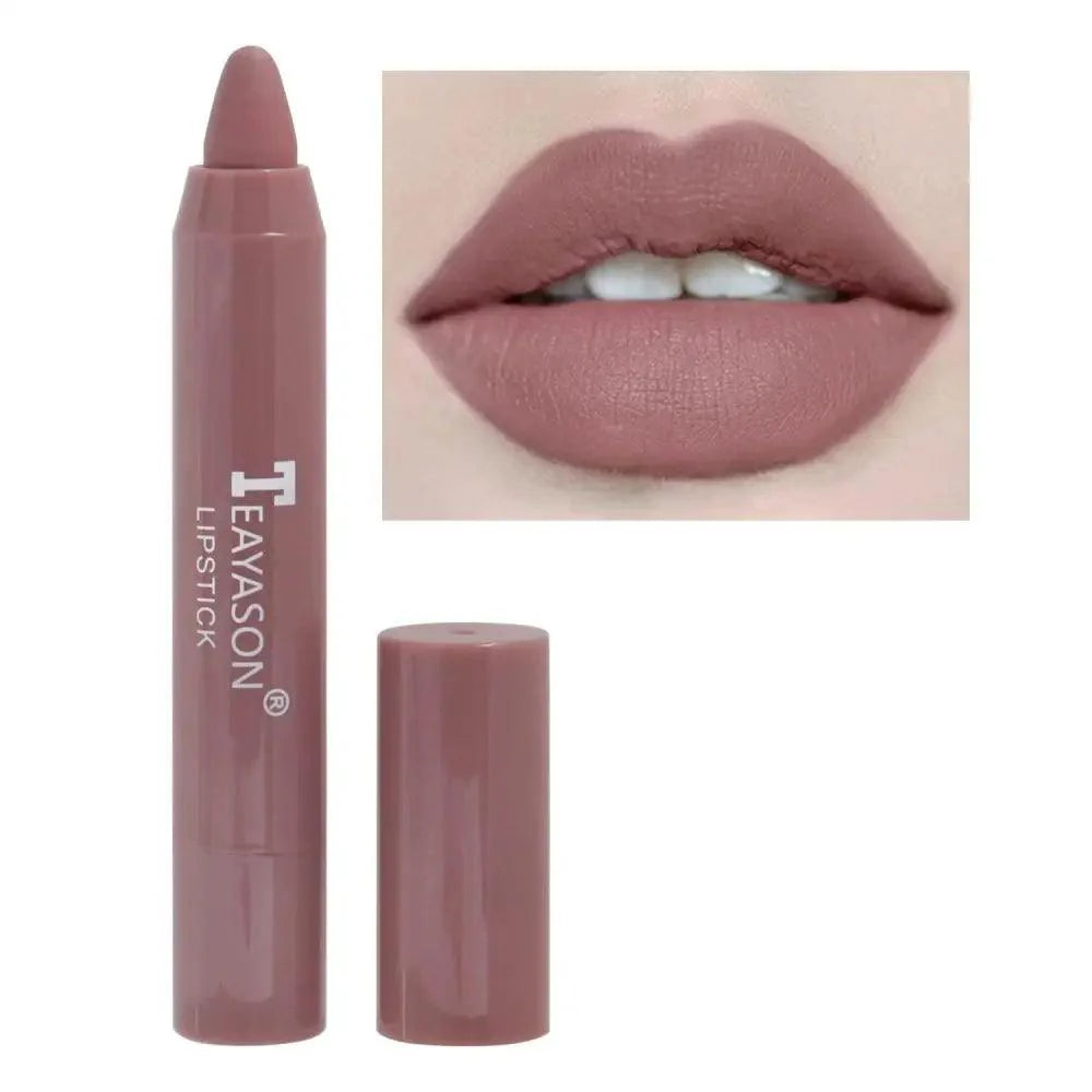 Super Stay 12 Colors Matte Lipsticks - Long Lasting Waterproof Non Stick Lip Pencil Cosmetics