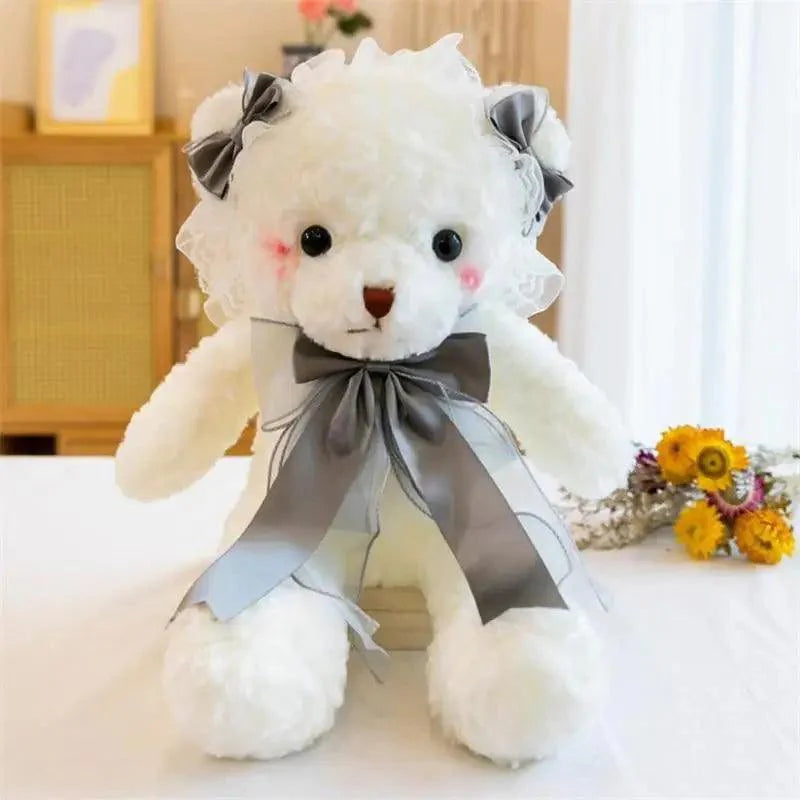 Superior Quality Cute Teddy Bear With Dress Plush Doll Stuffed Animals Kids Toys Room Decor, Christmas,VE Valentine Gifts